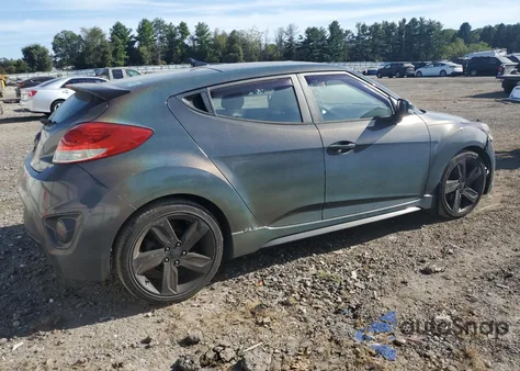 2015 Hyundai Veloster Turbo from USA, damaged, VIN KMHTC6AE6FU216997